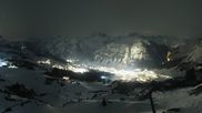 Archived webcam image showing Kriegerhorn Lech/Zuers on 12 Apr 2026 at 00:02