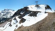 Archived webcam image showing Kriegerhorn Lech/Zuers on 1 May 2026 at 14:30