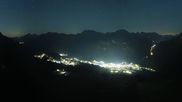 Archived webcam image showing Kriegerhorn Lech/Zuers on 12 Jul 2026 at 00:57