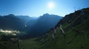 Archived webcam image showing Kriegerhorn Lech/Zuers on 29 Jul 2026 at 00:57