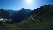 Archiviertes Webcam Bild: Lech-Zürs: Kriegerhorn am 27.08.2026 um 00:40 Uhr