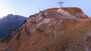 Archived webcam image showing Kriegerhorn Lech/Zuers on 4 Oct 2026 at 07:32