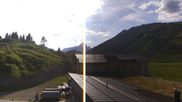 Archived webcam image showing Base station Salober, Warth Schröcken on 12 Jul 2026 at 18:42