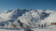 Archiviertes Webcam Bild: La Thuile - Panoramablick am 26 Feb 2026 um 14:10 Uhr
