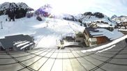 Archived webcam image showing Hotel Steffisalp Warth on 13 Mar 2026 at 16:32