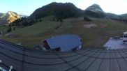 Archived webcam image showing Hotel Steffisalp Warth on 27 Oct 2026 at 16:48
