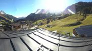 Archived webcam image showing Hotel Steffisalp Warth on 27 Oct 2026 at 10:48