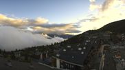 Archiviertes Webcam Bild: Ortszentrum Anzère am 10.10.2026 um 18:54 Uhr
