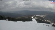 Archived webcam image showing View from the top station at Großer Arber on 3 Apr 2026 at 12:06