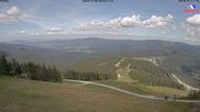 Archived webcam image showing View from the top station at Großer Arber on 18 Jun 2026 at 12:51