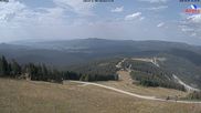 Archived webcam image showing View from the top station at Großer Arber on 3 Aug 2026 at 16:00