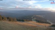 Archived webcam image showing View from the top station at Großer Arber on 19 Sep 2026 at 07:56