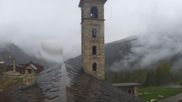 Archived webcam image showing Tignes Village on 11 May 2026 at 07:13