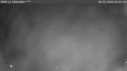 Archiviertes Webcam Bild: Crans Montana: Hotel Le Splendide am 28.05.2026 um 00:58 Uhr