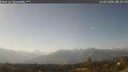 Archiviertes Webcam Bild: Crans Montana: Hotel Le Splendide am 12.07.2026 um 08:36 Uhr