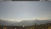 Archiviertes Webcam Bild: Crans Montana: Hotel Le Splendide am 12.07.2026 um 12:36 Uhr