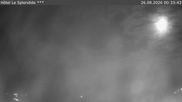 Archiviertes Webcam Bild: Crans Montana: Hotel Le Splendide am 26.08.2026 um 00:09 Uhr