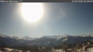 Archiviertes Webcam Bild: Crans Montana: Hotel Le Splendide am 26 Feb 2026 um 10:22 Uhr