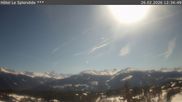 Archiviertes Webcam Bild: Crans Montana: Hotel Le Splendide am 26 Feb 2026 um 12:22 Uhr