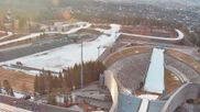 Archiviertes Webcam Bild: Oslo Holmenkollen: Skisprungschanze und Stadion für Biathlon und Langlauf am 12.04.2026 um 07:42 Uhr