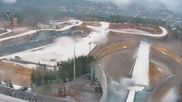 Archiviertes Webcam Bild: Oslo Holmenkollen: Skisprungschanze und Stadion für Biathlon und Langlauf am 12.04.2026 um 16:42 Uhr