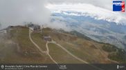 Archiviertes Webcam Bild: Kronplatz: Sicht auf Bruneck am 10.10.2026 um 12:04 Uhr