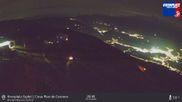 Archiviertes Webcam Bild: Kronplatz: Sicht auf Bruneck am 10.10.2026 um 20:04 Uhr