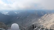 Archived webcam image showing Top of Zugspitze on 26 Aug 2026 at 08:27