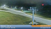 Archived webcam image showing Bansko Base Station on 3 Apr 2026 at 00:17