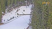 Archiviertes Webcam Bild: Bansko: Blick ins Skigebiet und auf den Weltcuphang am 12.04.2026 um 06:45 Uhr