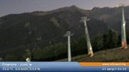Archiviertes Webcam Bild: Skigebiet Bansko: Sessellift Plato am 27.08.2026 um 00:51 Uhr
