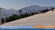 Archived webcam image showing Chairlift Plato at Bansko Ski Resort on 16 Mar 2026 at 06:14