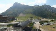 Archived webcam image showing Le Lac de Tignes, Tignes on 12 Aug 2026 at 10:37