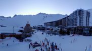 Archived webcam image showing Le Lac de Tignes, Tignes on 26 Feb 2026 at 18:44