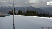 Archived webcam image showing Schmitten Ski Resort - View Glocknerwiese on 21 Mar 2026 at 14:05