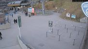 Archived webcam image showing Plan Praz Base Station on 6 Apr 2026 at 08:34