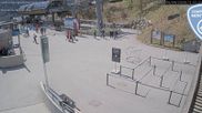 Archived webcam image showing Plan Praz Base Station on 6 Apr 2026 at 12:34