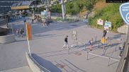 Archived webcam image showing Plan Praz Base Station on 17 Aug 2026 at 08:05