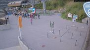 Archived webcam image showing Plan Praz Base Station on 14 Sep 2026 at 08:03