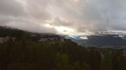 Archiviertes Webcam Bild: Crans Montana: Panoramablick Höhenklinik am 14.05.2026 um 06:46 Uhr