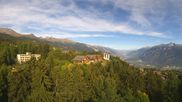 Archiviertes Webcam Bild: Crans Montana: Panoramablick Höhenklinik am 28.09.2026 um 16:45 Uhr