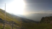 Archived webcam image showing Crans Montana Roundshot on 4 Aug 2026 at 08:25