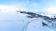 Archived webcam image showing Alp Staetz Mountain Hut Lenzerheide on 12 May 2026 at 07:26
