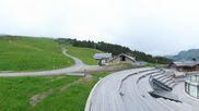 Archived webcam image showing Alp Staetz Mountain Hut Lenzerheide on 12 Jun 2026 at 08:31