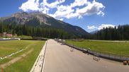 Archived webcam image showing Biathlon Area Lenzerheide Lantsch/Lenz on 4 Jul 2026 at 12:42