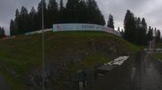 Archived webcam image showing Biathlon Area Lenzerheide Lantsch/Lenz on 1 Jul 2026 at 08:58