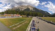 Archived webcam image showing Biathlon Area Lenzerheide Lantsch/Lenz on 3 Oct 2026 at 14:50