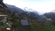 Archiviertes Webcam Bild: Wengen: Ausblick vom Hotel Bellevue am 20.04.2026 um 07:01 Uhr