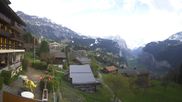 Archiviertes Webcam Bild: Wengen: Ausblick vom Hotel Bellevue am 20.04.2026 um 16:01 Uhr