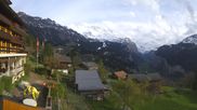 Archiviertes Webcam Bild: Wengen: Ausblick vom Hotel Bellevue am 20.04.2026 um 18:01 Uhr